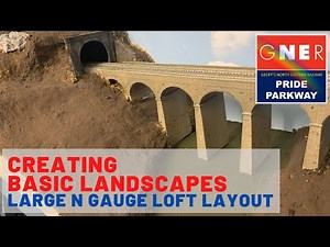 Create Basic Landscapes - N Gauge Loft Layout - Ep 16