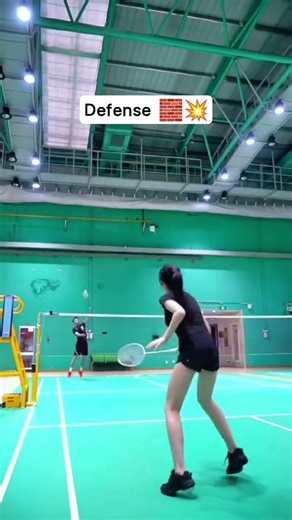 Badminton Good defense 🧱🏸 #badminton #2026short #kejuaraanbadmintonasia #skills