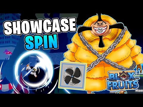 *SHOWCASE!* O REWORK da FRUTA SPIN (GIRO) ME SURPREENDEU!! | BLOX FRUITS | Roblox - GG Games