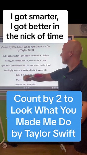 My students wrote a Count by 2 song to Look What You Made Me Do by Taylor Swift #swiftie #swift #gimmethemic #teachwithmrc #studentcreated #teacher #teachersofinsta #teacherlife #taylor #taylorsversion #countby2 #multiples #math #maths #CapCut