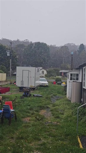 We had ❄️ Snow ❄️ but not a real lot of it though.