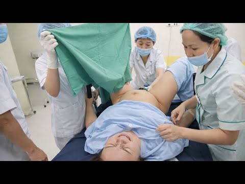 Strong Labor Contractions | No Epidural Delivery #birthvlog #laborpain