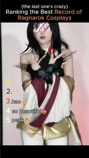 Ranking the Best Record of Ragnarok Cosplays #cosplay
