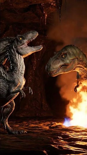 Ashen Raptor vs a methane vent exploding in a Prehistoric World