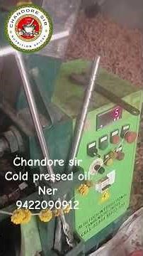 cold pressed oil extraction