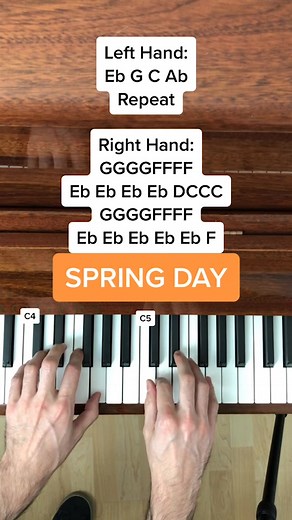 BTS Spring Day Piano Tutorial Guide