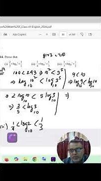 |Logarithm||Advanced Mathematics|
