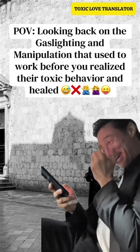 #Meme It’s wild how the same messages that used to confuse you, hurt you, and pull you in… eventually just make you laugh. That’s how you know you’ve healed, when their manipulation loses its power and your clarity takes over. #N#NarcissisticAbuseRecovery #H#HealingJourney #EmotionalFreedom