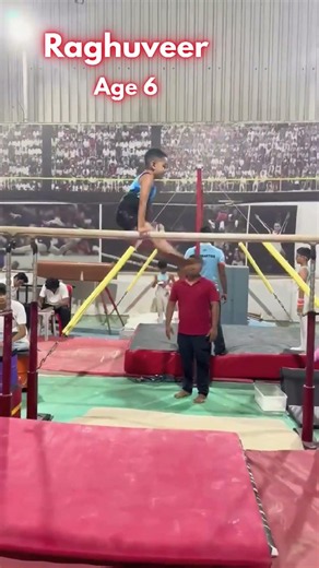 Raghuveer’s Level 4 Parallel Bars Routine | Young Gymnast Power & Control 💪🔥