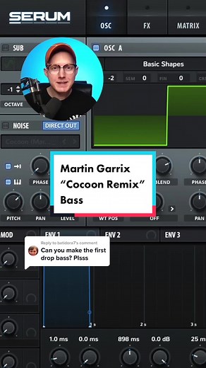 Creating Martin Garrix 'Cocoon Remix' Bass Tutorial with Serum