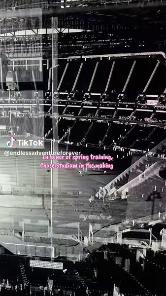 The making of Chase Stadium #baseball #MLB #travel #traveltiktok #phoenix @Brandon Christopher