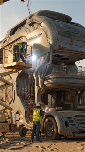 Futuristic Luxury RV Transformation | Insane Motorhome Renovation Timelapse #LuxuryMotorhome #tiktok