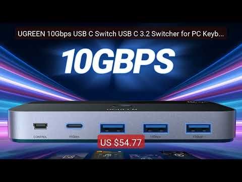 UGREEN 10Gbps USB C Switch USB C 3.2 Switcher for PC Keyboard,... — Hot Deal 2026 | Limited Offer!