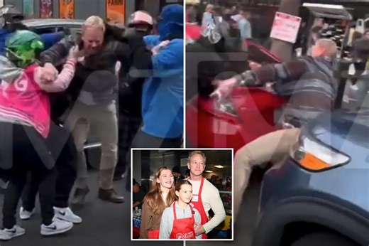 Ian Ziering was the first to get physical with biker gang during attack, new video shows