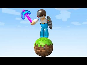 Minecraft, But It's On 1 Sphere!