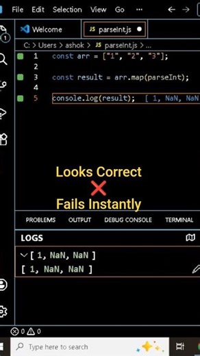 The parseInt Trap That Fails Interviews