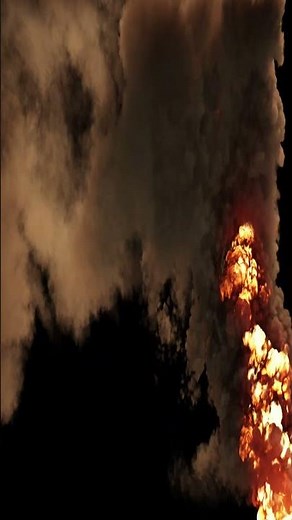 Cinematic Burning Fire Smoke Overlay 4K – Realistic Fire Background