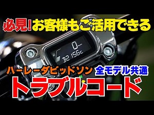 Must-see! Explanation of common trouble codes for all Harley-Davidson models