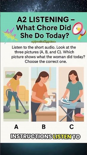 A2 Listening Test with answer and captions