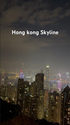 🇭🇰 Victoria Peak is Hong Kong’s most popular viewpoint! 🤩