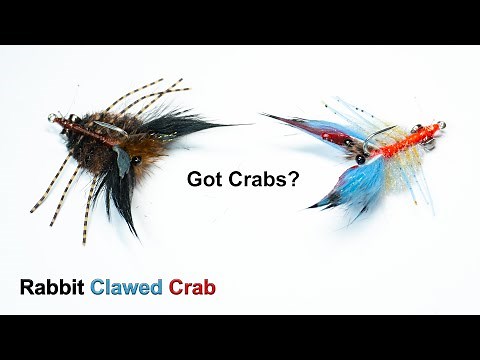 Rabbit Clawed Crab - Not easy but worth it - McFly Angler Fly Tying Tutorial
