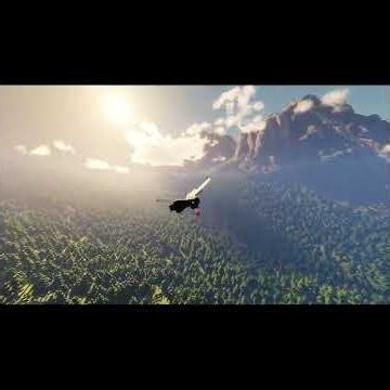 Exploring Real Mountains at 1:1 scale #iteration #minecraft #shaders #edit #mountains