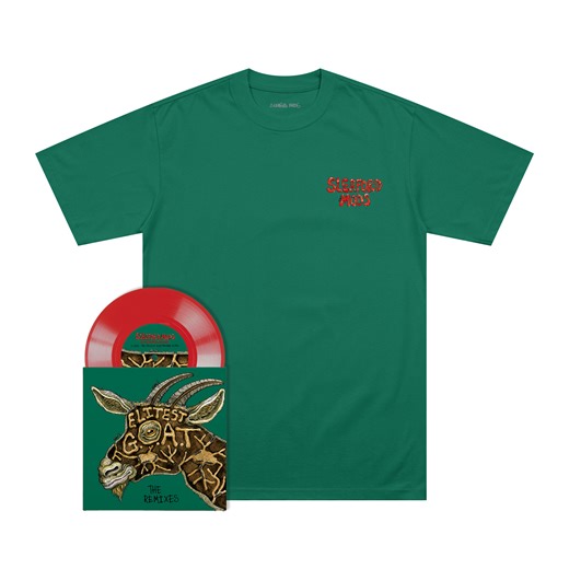 Elitist G.O.A.T. (The Remixes): Red Vinyl 7" Single   Tee