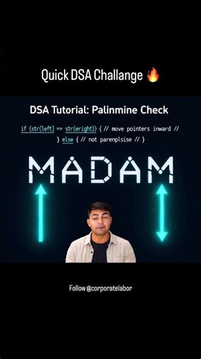 Easy DSA Trick Using Two Pointers 🔥 #dsa #coding #algorithms #vivia