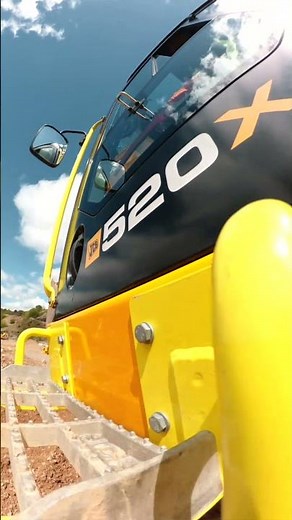 POV from operating the largest JCB 50 tonne excavator