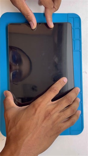 Aplicação de pelicula tablet Samsung S6 Lite