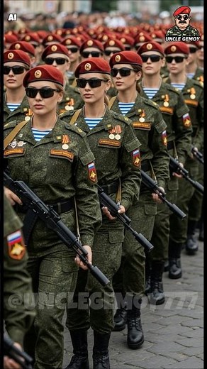 Beautiful Russian Special Forces on Parade — Elite Army Showcase