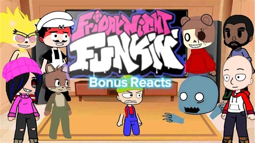 Friday night funkin mod characters react: Part 53