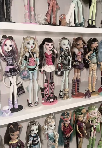 year of collection🎀🤍💗 #monsterhigh #dolls #collection #dollscollection #collector #монстерхай #ляльки #коллекціонер #deutschland #germany