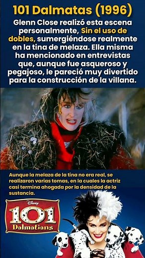 It wasn't a stunt double! 😱 Glenn Close's secret in 101 Dalmatians #shorts #didyouknow #movie