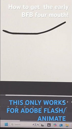 How to get the early bfb four mouth! (ADOBE ANIMATE/FLASH ONLY). #Bfdi #adobeanimate #adobeflash