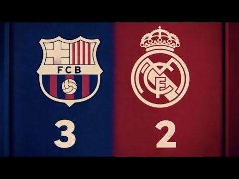 Barcelona vs Real Madrid 3-2 | Supercopa Final Full Game 🔥⚽”