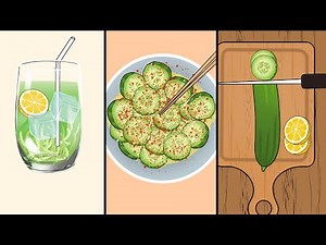ASMR Cooking that will cool you down instantly | Summer Cucumber Dish