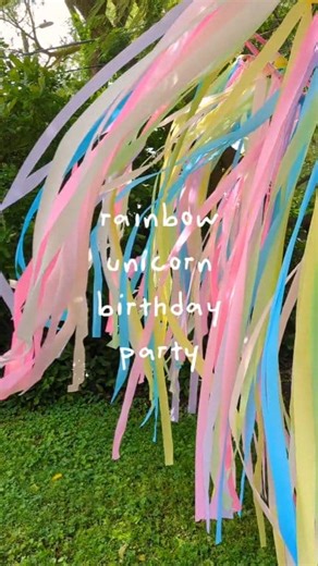 400K views · 3.1K reactions | Rainbow Unicorn Birthday Party! 濾 We had the most magical time celebrating Mae at her unicorn birthday party. There were lots of rainbow streamers, a unicorn hair salon, and jewelry making! Such a fun time! #kidcrafts #easycrafts #cardboardcrafts #unicornparty #pretendplay | Studio Rosie | Facebook