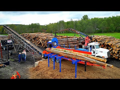 Massive Firewood Operation Demo’s A New Processor