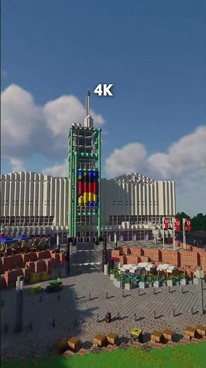 DEUTSCHLAND in MINECRAFT: 240p vs 4k