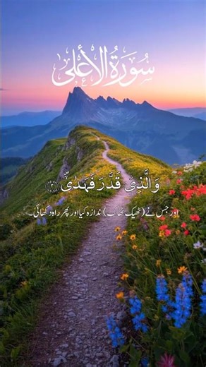 Glorify Your Lord! | Surah Al-A'la Beautiful Recitation ✨ #quran #viralshort #viralshort