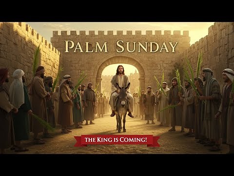 📖 The King is Coming! | Palm Sunday Bible Story 🌿