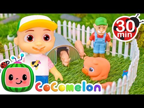 Old MacDonald on the Toy Farm! | Kids Toy Play Learning ! | Nursery Rhymes | Cocomelon Sing Along