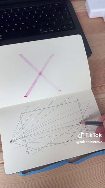 Let’s draw two point perspective! #draw #art #perspective #doodle #sketch