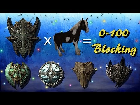 Skyrim How To Get Level 100 Blocking SUPER FAST!!!