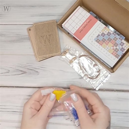 DIY Wooden Needle Holder, Beaded Craft Box, Needle Case Bead Embroidery Kit, Personalized Gift for Crafter - Etsy