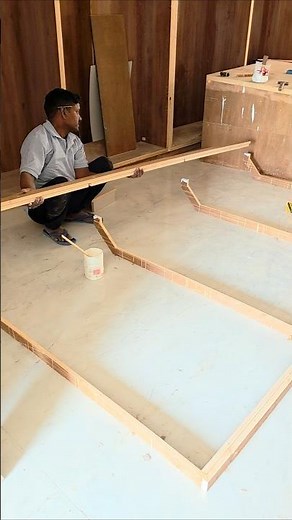 Perfect Partition Frame Build 🔥 | Smart Woodworking Setup #shorts #woodworking #shortvideo