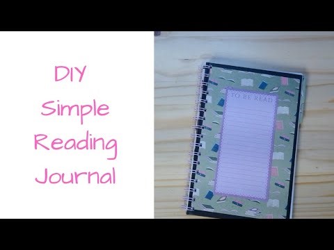 DIY Simple Reading Journal | Easy Book Journal Setup