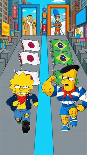 ⚡ The Simpsons Showdown 💥 Bart 🆚 Lisa 🤯