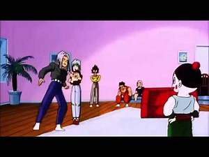 Dragon Ball Z Baby Trunks Pulls Future Trunk's Hair